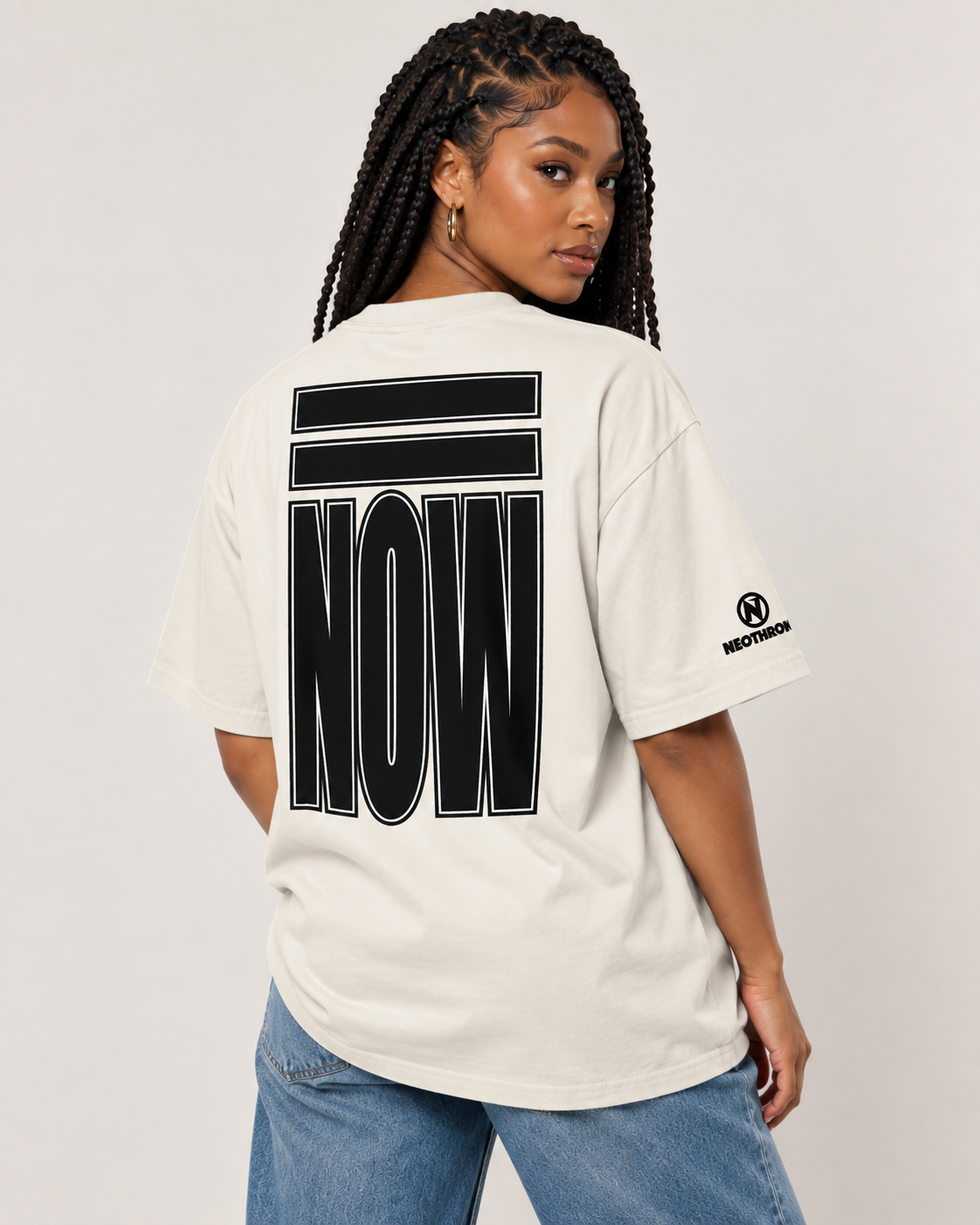 = When/= Now Unisex Oversized Faded T-shirt