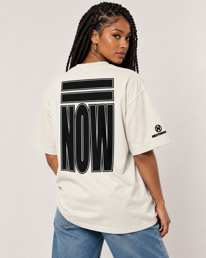 = When/= Now Unisex Oversized Faded T-shirt